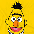 Yellow - Side - Sesame Street Unisex Adult Bert Full Face T-Shirt