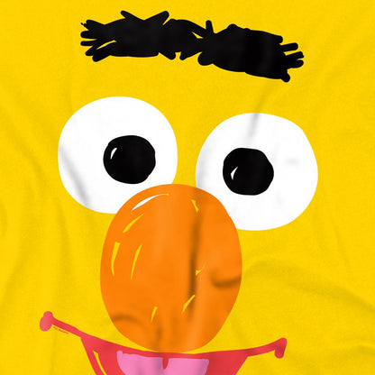 Yellow - Side - Sesame Street Unisex Adult Bert Sketch T-Shirt
