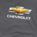 Charcoal - Side - Chevrolet Unisex Adult Chevy Bowtie Stacked T-Shirt