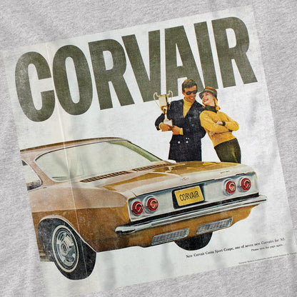 Athletic Heather - Side - Chevrolet Unisex Adult Corvair Advert T-Shirt