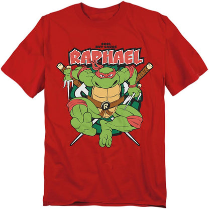 Red - Front - TMNT Unisex Adult Cool But Crude Raphael T-Shirt
