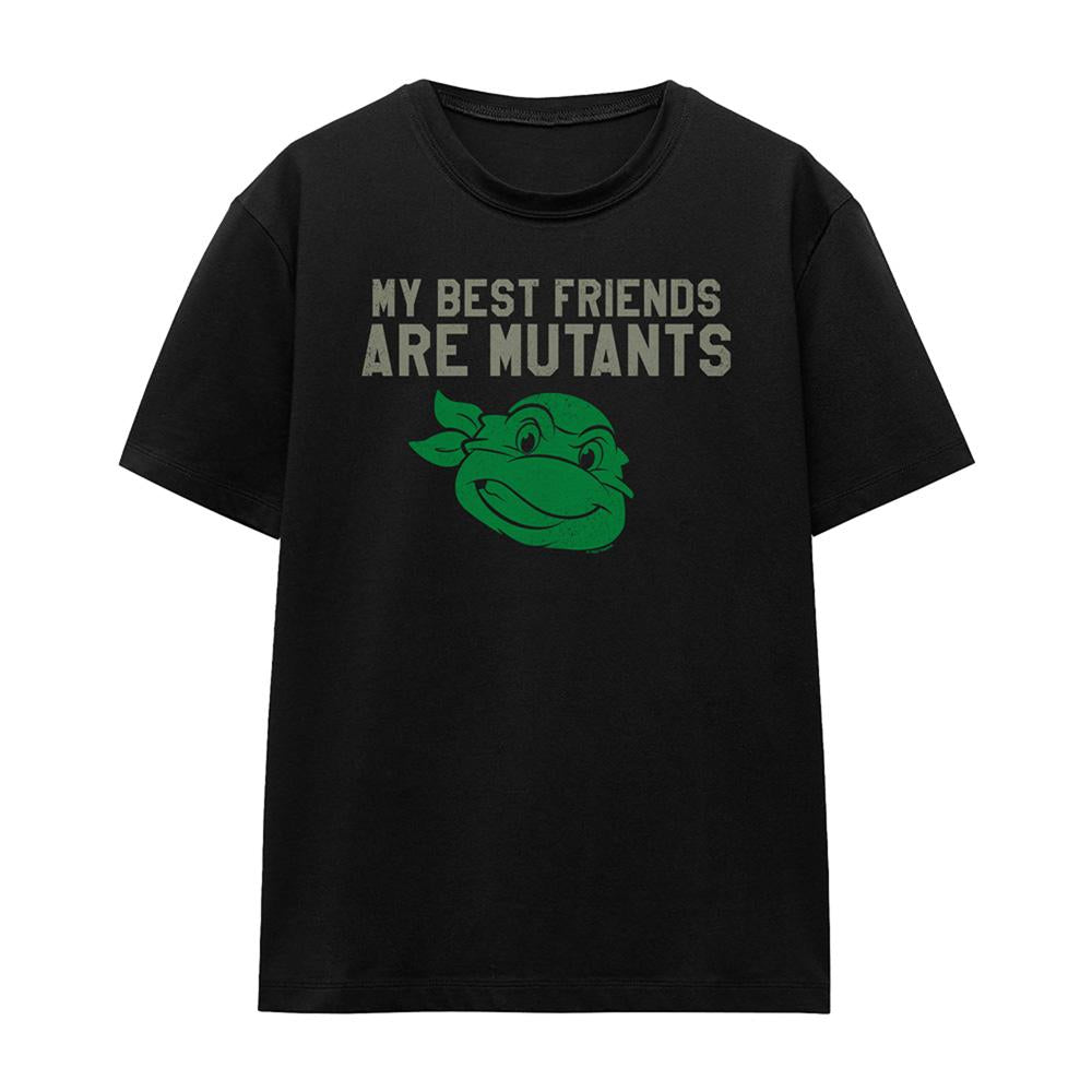 Black - Front - TMNT Womens-Ladies Mutant Friends T-Shirt