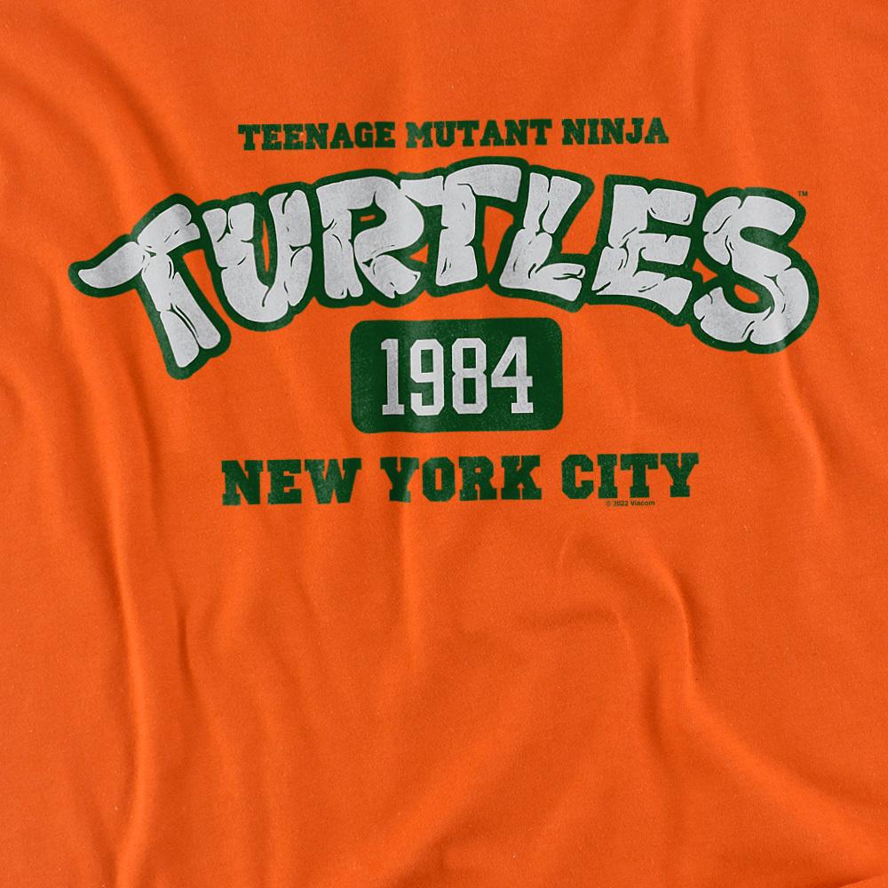 Orange - Back - Teenage Mutant Ninja Turtles Unisex Adult Est. 1984 New York City T-Shirt
