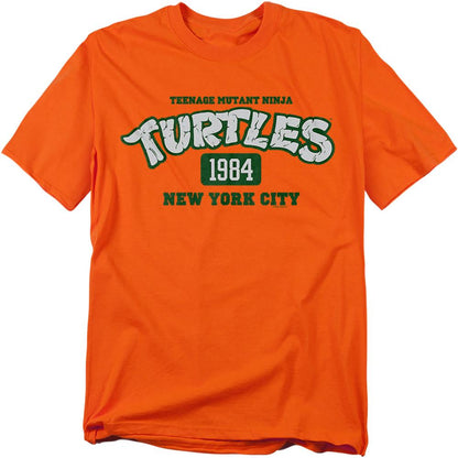 Orange - Front - Teenage Mutant Ninja Turtles Unisex Adult Est. 1984 New York City T-Shirt
