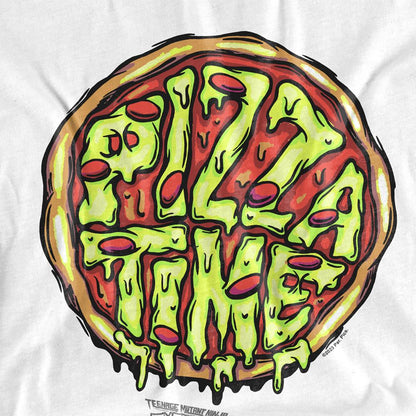 White - Side - TMNT Unisex Adult Pizza Time T-Shirt