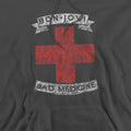 Charcoal - Back - Bon Jovi Unisex Adult Bad Medicine Hoodie