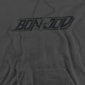 Charcoal - Back - Bon Jovi Unisex Adult Logo Hoodie