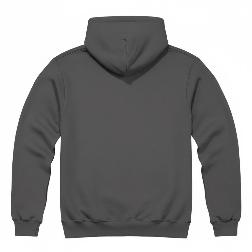 Charcoal - Back - Bon Jovi Unisex Adult New Jersey Hoodie