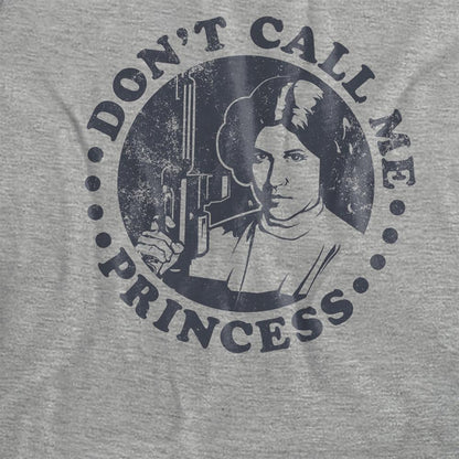 Athletic Heather - Lifestyle - Star Wars Womens-Ladies Don´t Call Me Princess Leia Heather T-Shirt