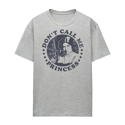 Athletic Heather - Front - Star Wars Womens-Ladies Don´t Call Me Princess Leia Heather T-Shirt