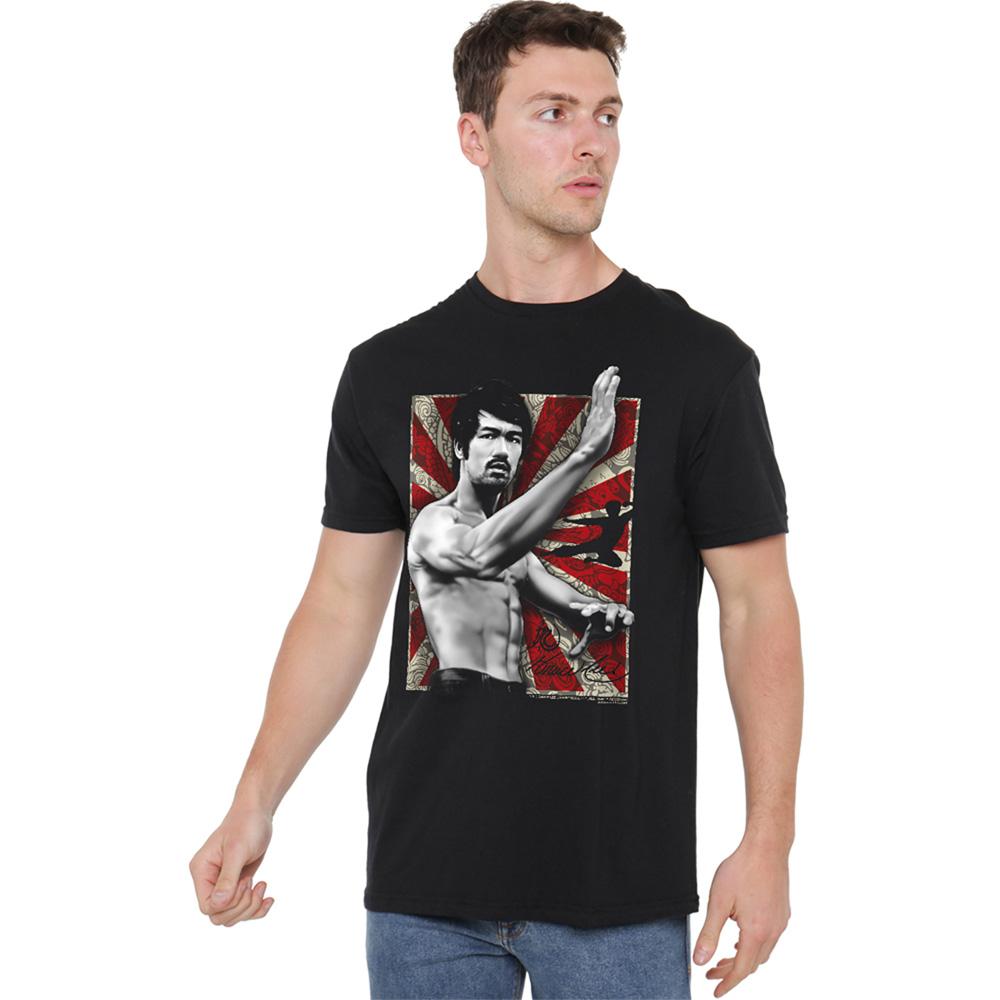 Black - Back - Bruce Lee Unisex Adult Concentrate T-Shirt