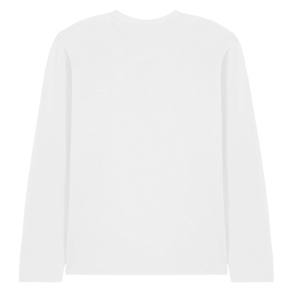 White - Back - Bruce Lee Unisex Adult Self Help Long-Sleeved T-Shirt