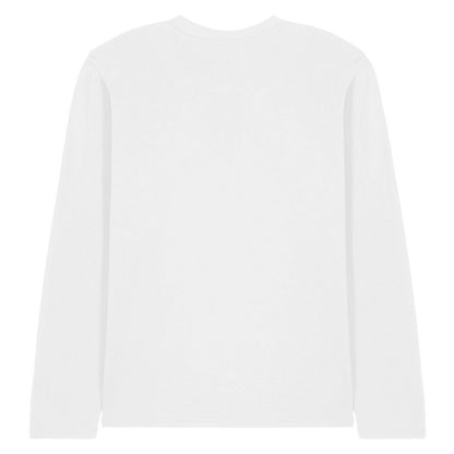 White - Back - Bruce Lee Unisex Adult Self Help Long-Sleeved T-Shirt