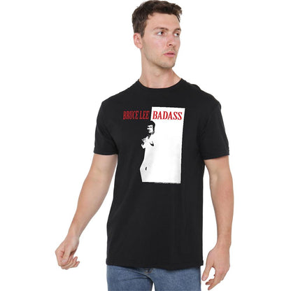 Black - Lifestyle - Bruce Lee Unisex Adult Badass T-Shirt