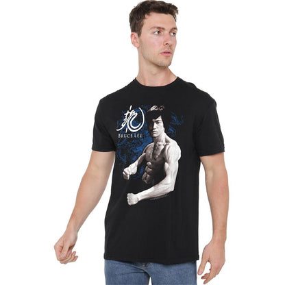 Black - Lifestyle - Bruce Lee Unisex Adult Dragon Stance T-Shirt
