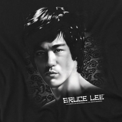 Black - Side - Bruce Lee Unisex Adult In Your Face T-Shirt