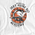 White - Side - Bruce Lee Unisex Adult Jeet Kune Do T-Shirt