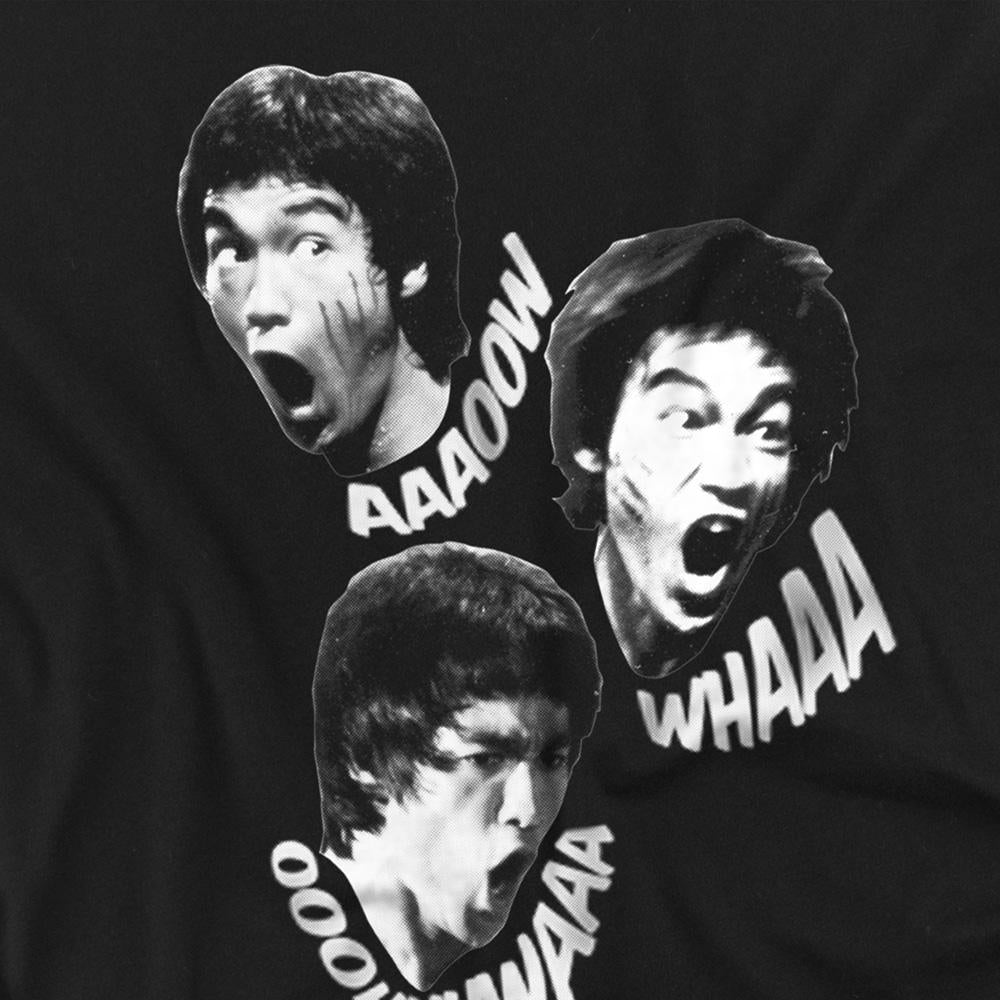 Black - Side - Bruce Lee Unisex Adult Sounds Of The Dragon T-Shirt