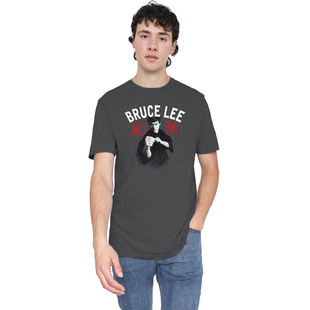 Charcoal - Lifestyle - Bruce Lee Unisex Adult Ready T-Shirt
