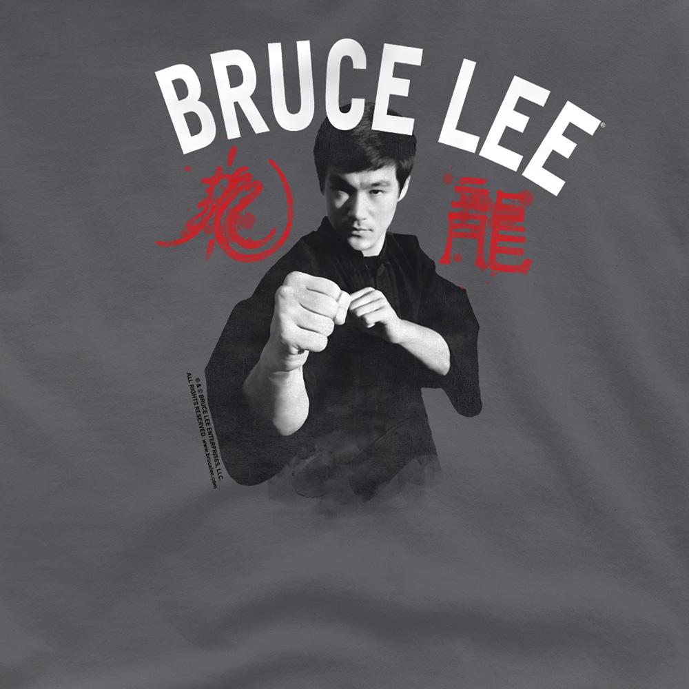 Charcoal - Lifestyle - Bruce Lee Unisex Adult Ready T-Shirt