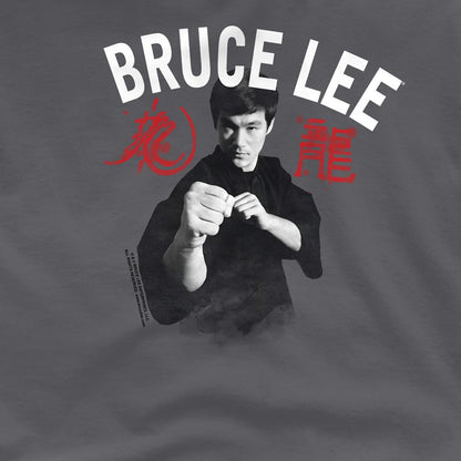 Charcoal - Lifestyle - Bruce Lee Unisex Adult Ready T-Shirt