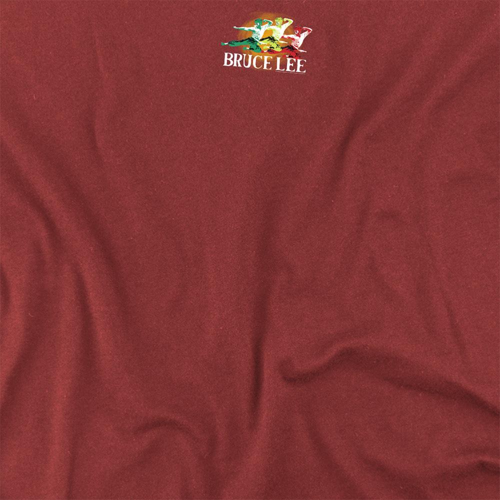 Cardinal - Side - Bruce Lee Unisex Adult Tri Color T-Shirt