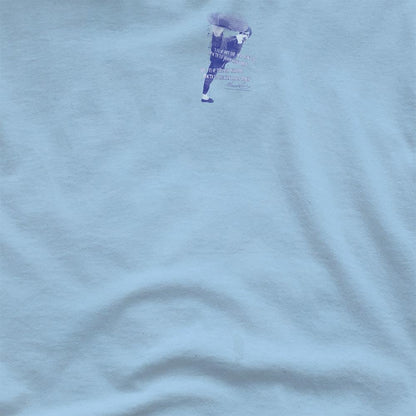 Light Blue - Side - Bruce Lee Unisex Adult 10000 Kicks T-Shirt