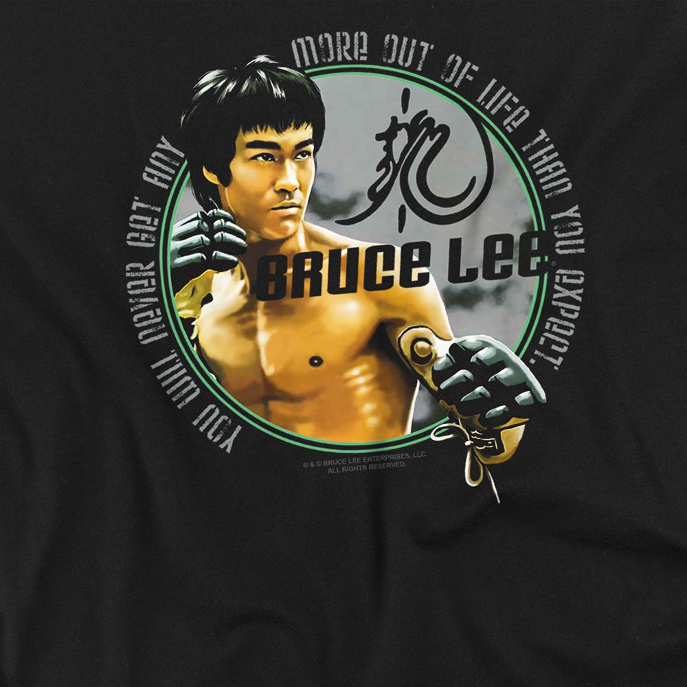 Black - Side - Bruce Lee Unisex Adult Expectations T-Shirt