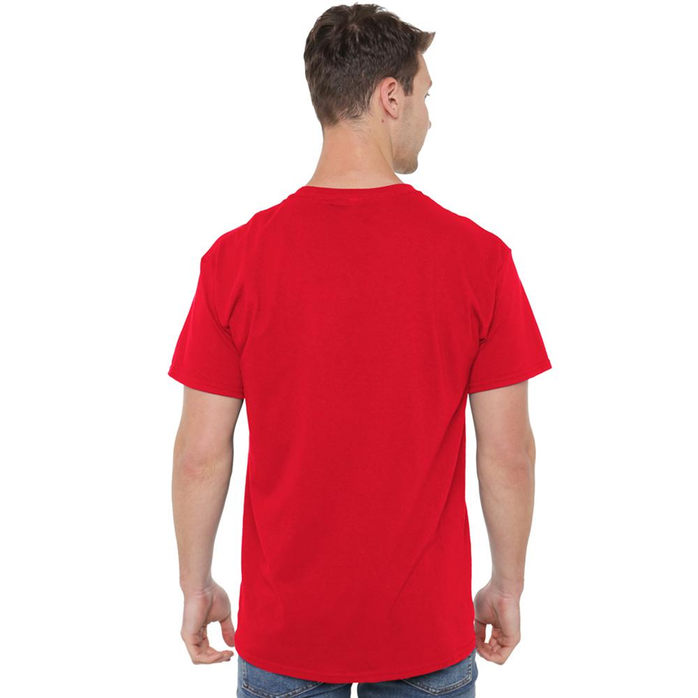 Red - Pack Shot - Bruce Lee Unisex Adult Framed Year of The Dragon T-Shirt