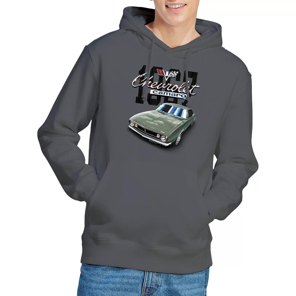 Charcoal - Lifestyle - Chevrolet Unisex Adult Classic Camaro Hoodie