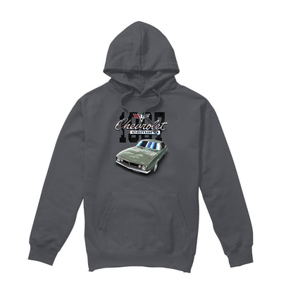 Charcoal - Front - Chevrolet Unisex Adult Classic Camaro Hoodie