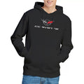 Black - Lifestyle - Chevrolet Unisex Adult Corvette Modern Emblem Hoodie