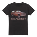 Black - Front - Chevrolet Unisex Adult Blazer Retro T-Shirt