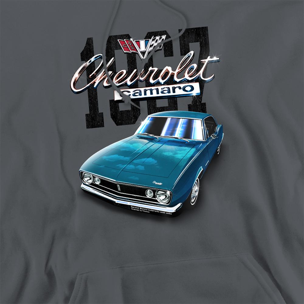 Charcoal Heather - Lifestyle - Chevrolet Unisex Adult Classic Camaro Heather Hoodie