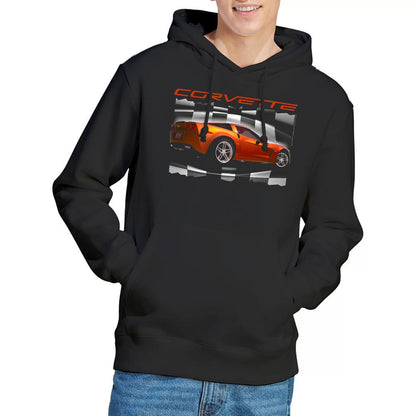 Black - Lifestyle - Chevrolet Unisex Adult Z06 Vette Hoodie