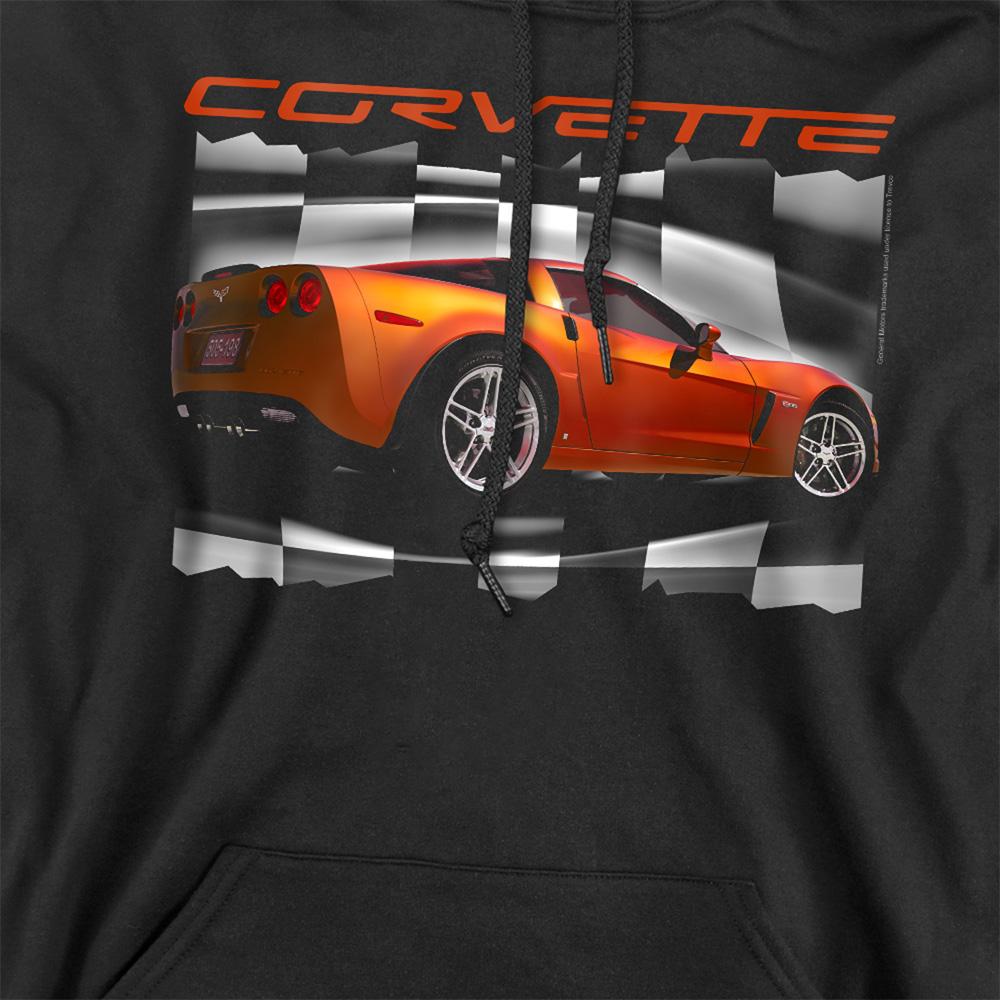 Black - Side - Chevrolet Unisex Adult Z06 Vette Hoodie