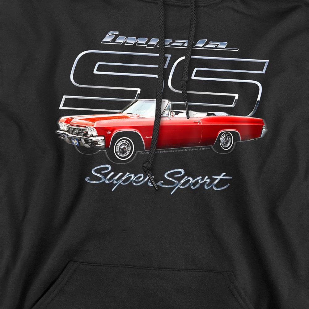 Black - Side - Chevrolet Unisex Adult Impala SS Hoodie