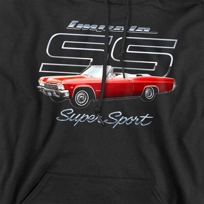 Black - Side - Chevrolet Unisex Adult Impala SS Hoodie