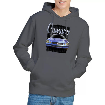 Charcoal-Yellow - Lifestyle - Chevrolet Unisex Adult Camaro Hoodie