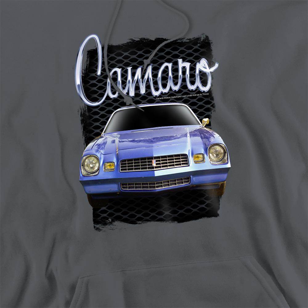 Charcoal-Yellow - Side - Chevrolet Unisex Adult Camaro Hoodie
