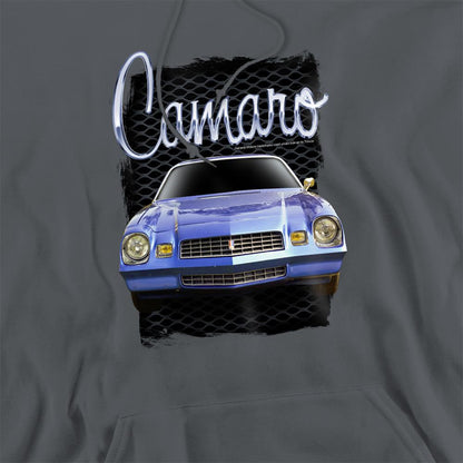Charcoal-Yellow - Side - Chevrolet Unisex Adult Camaro Hoodie