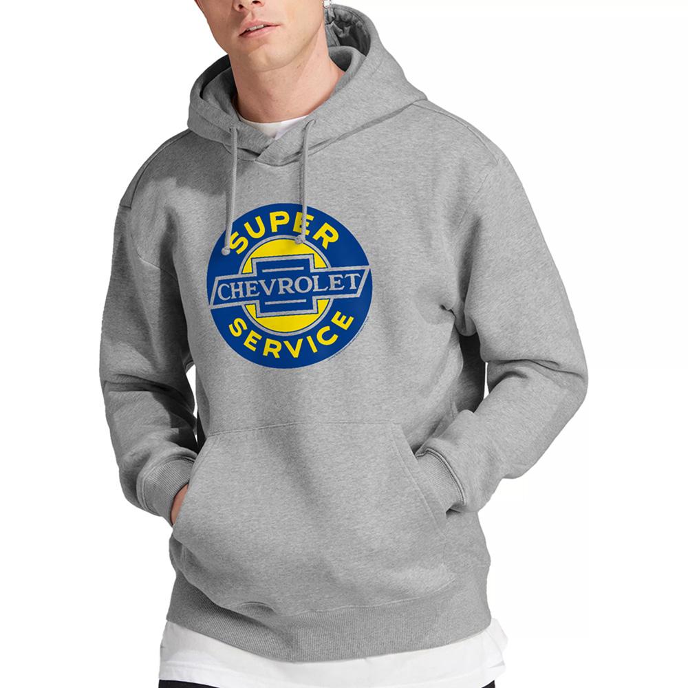 Athletic Heather - Lifestyle - Chevrolet Unisex Adult Super Service Hoodie