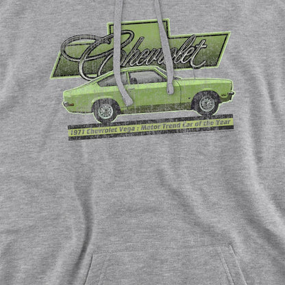 Athletic Heather - Lifestyle - Chevrolet Unisex Adult Vega Car Of The Year 71 Hoodie