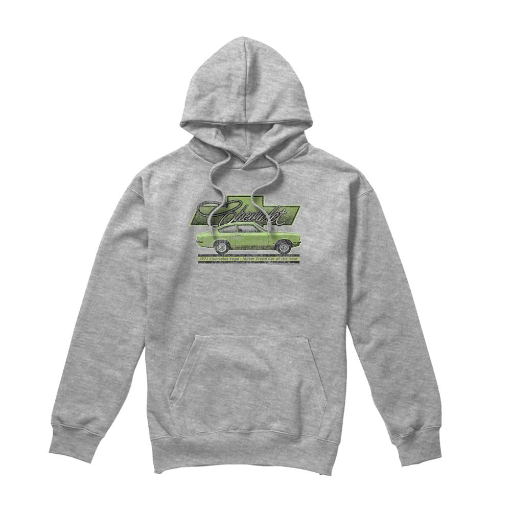 Athletic Heather - Front - Chevrolet Unisex Adult Vega Car Of The Year 71 Hoodie