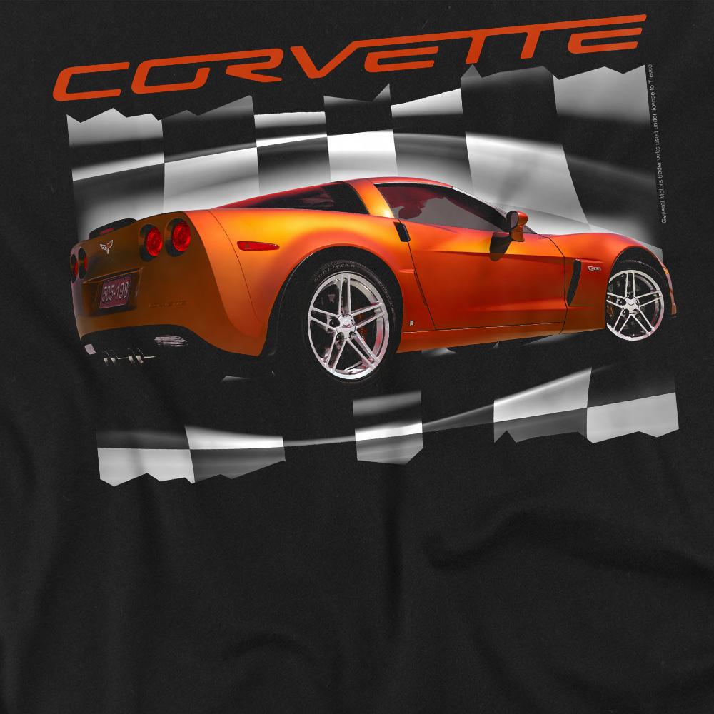 Black - Side - Chevrolet Unisex Adult Z06 Vette T-Shirt