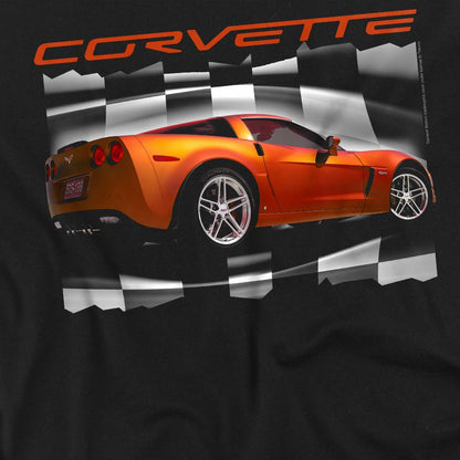 Black - Side - Chevrolet Unisex Adult Z06 Vette T-Shirt