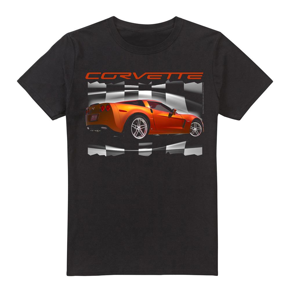 Black - Front - Chevrolet Unisex Adult Z06 Vette T-Shirt