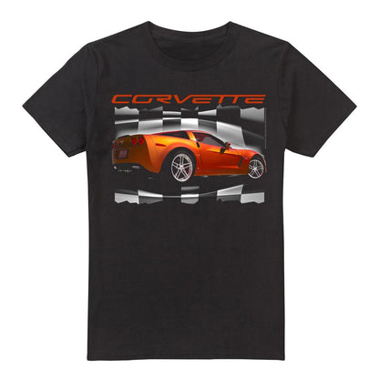 Black - Front - Chevrolet Unisex Adult Z06 Vette T-Shirt