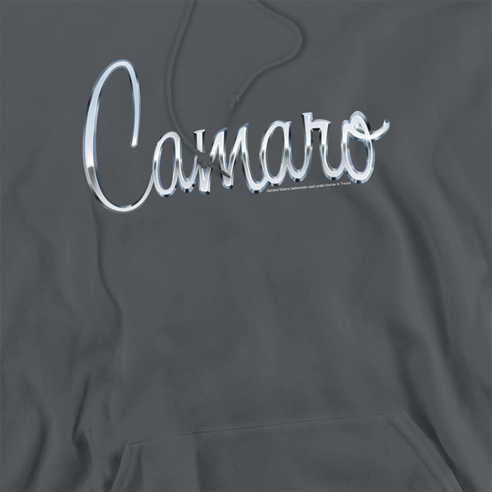 Charcoal - Lifestyle - Chevrolet Unisex Adult Classic Camaro Metal Hoodie