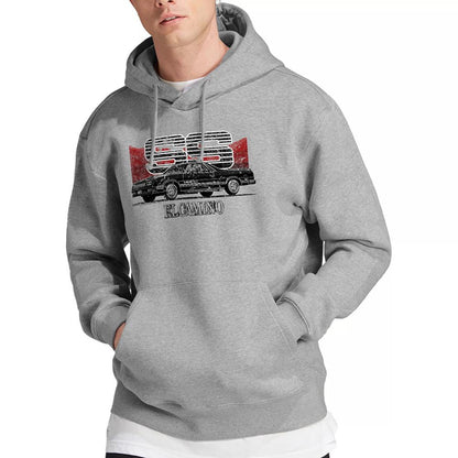 Athletic Heather - Lifestyle - Chevrolet Unisex Adult El Camino Mountain Hoodie